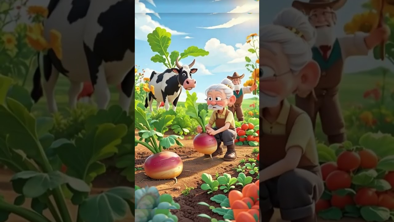 “When Animals Became Farmers! 🐄🐇🐼 (Kids Short Story)”