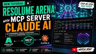 Resolume Arena MCP Server Setup with AI (Full Guide). #vfxgupta #resolumearena #ai