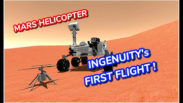 INGENUITY MARS HELICOPTER FIRST FLIGHT - Simplerockets 2