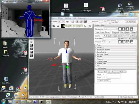 Ecstasy Motion has Kinect support!
