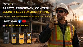 🚧 RETEVIS Construction Live | Jobsite Communication Solutions + Exclusive Deals   📱