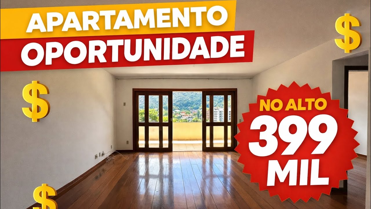 EXCLUSIVIDADE BRICK. APARTAMENTO À VENDA NA FEIRINHA DO ALTO R$ 399.0000,00. TERESÓPOLIS/RJ.