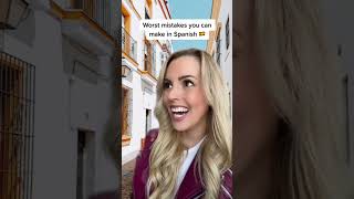 DO NOT make these mistakes 😂🤷🏼‍♀️ #comedy #misunderstanding #funny #learnspanish #aprendeespañol