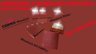 Unboxing Wheelock Devices! RSSs, AH-24WPs, DSM Sync Module!