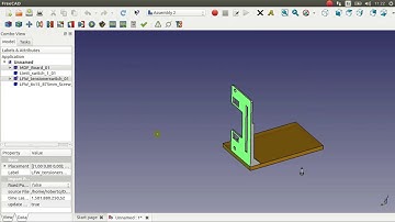 FreeCAD 0.16 Assembly2 WB -  Test for assembly workflow