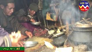 The Himalayan shepherds life style food cooking & eating in shepherds shelter.