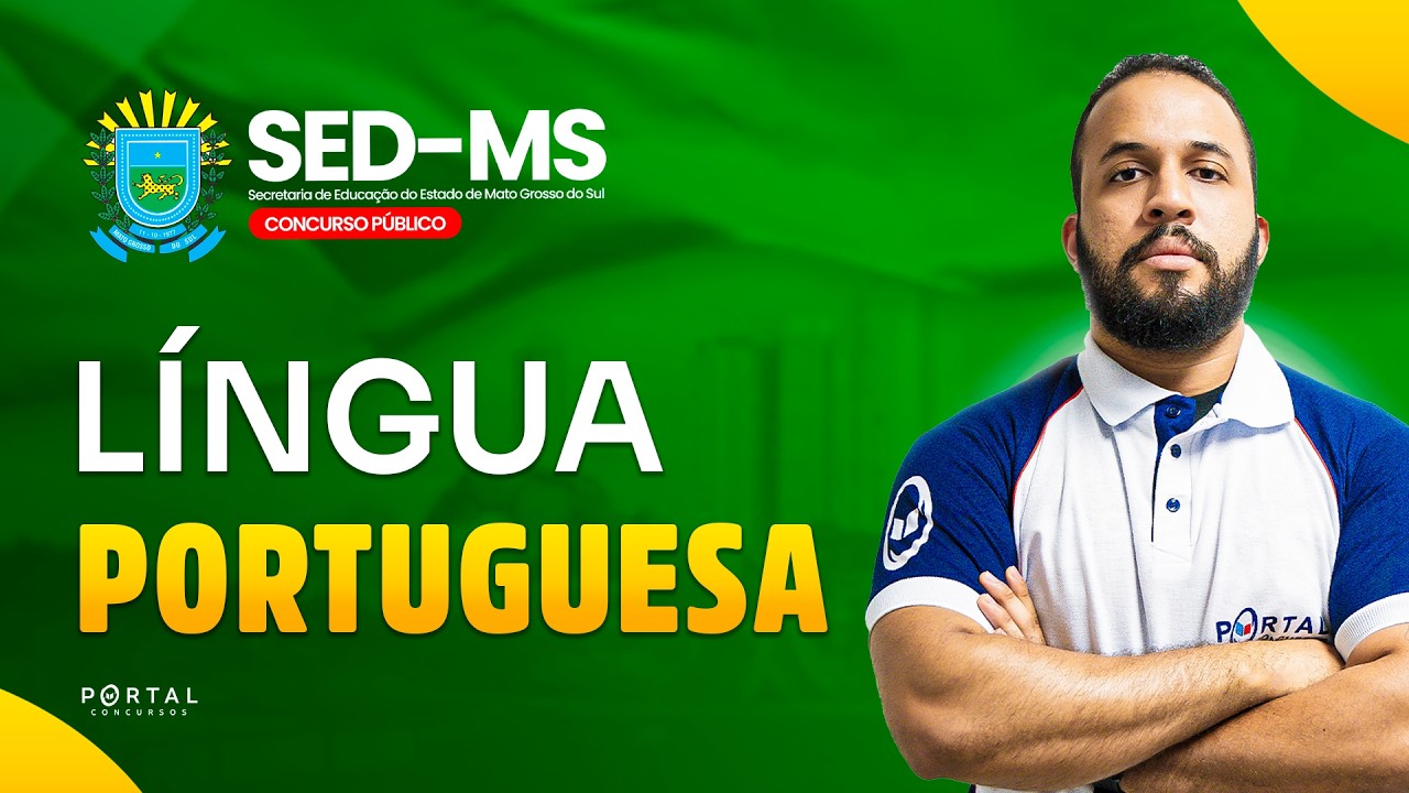 CONCURSO SED/MS: LÍNGUA PORTUGUESA | Com o Profº. Anderson Oliveira