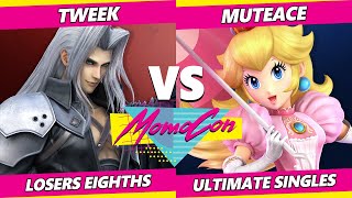 MomoCon 2022 Top 8 - Tweek (Sephiroth) Vs. MuteAce (Peach) SSBU Ultimate Tournament