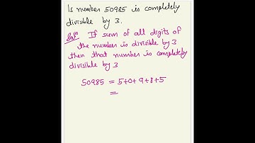 Master the Divisibility Rule of 3: Secrets of Divisible Numbers! #Mathematics #DivisibilityRule
