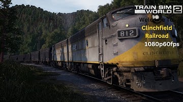 Clinchfield Railroad Route Introduction : Train Sim World 2 : 1080p60fps