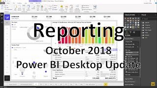Октябрь 2018 г. Power BI Desktop — отчетность