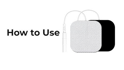 How to use  AUVON TENS Unit Pads Electrode Patches?