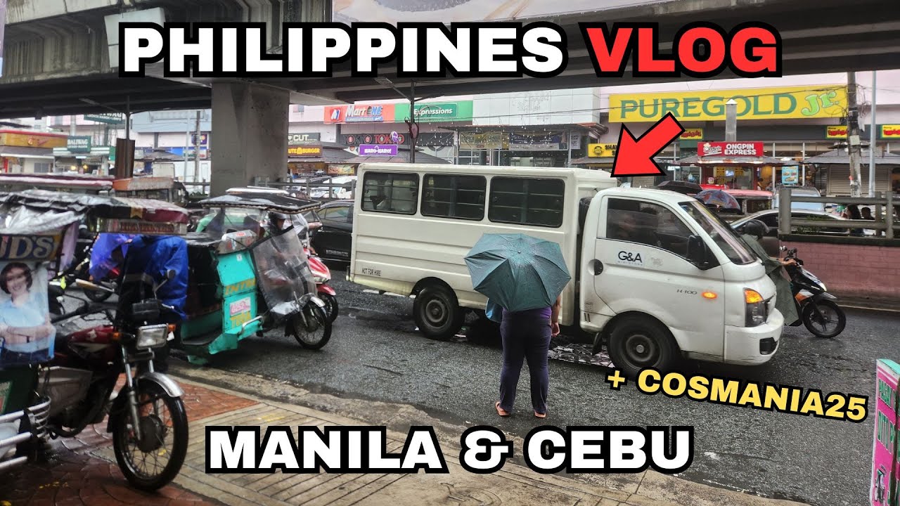 I survived the Philippines | Vlog - Manila and Cebu, with Cosmania