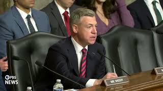WATCH: Sen. Banks questions Hegseth and Caine on Iran war, defense spending