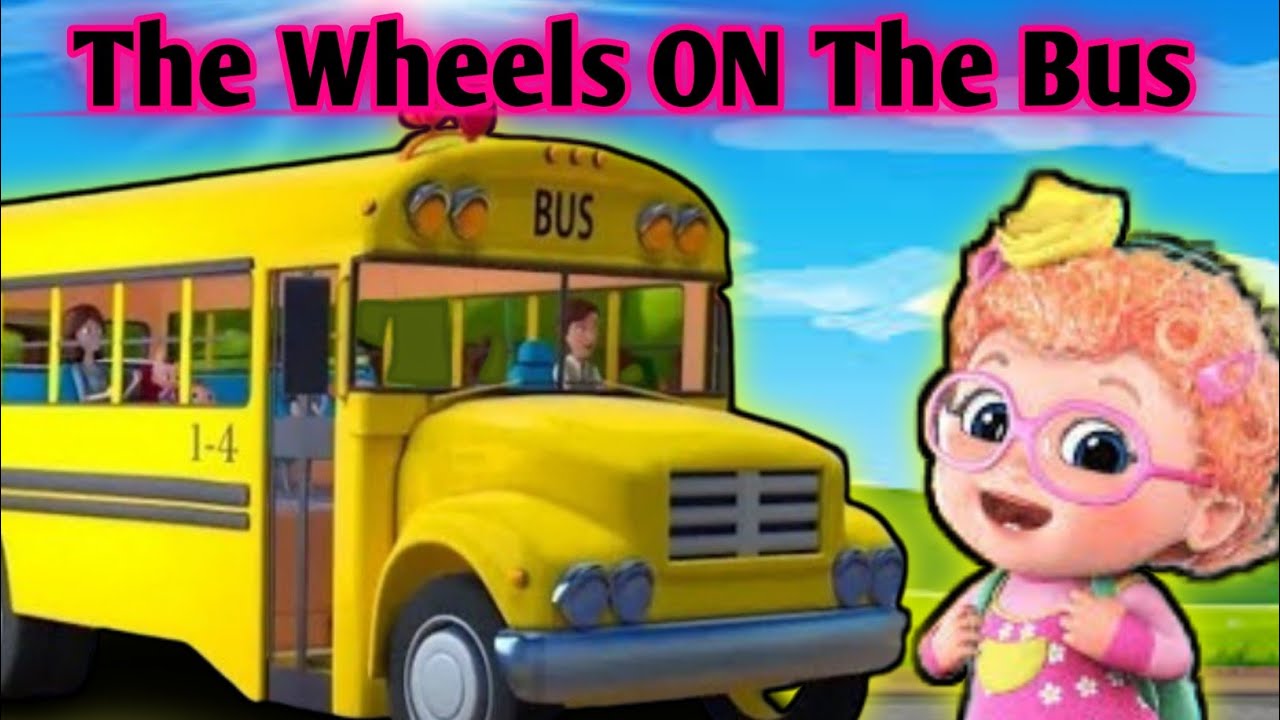 The wheels on the bus pre nursery rhymes poem kids rhymes poem