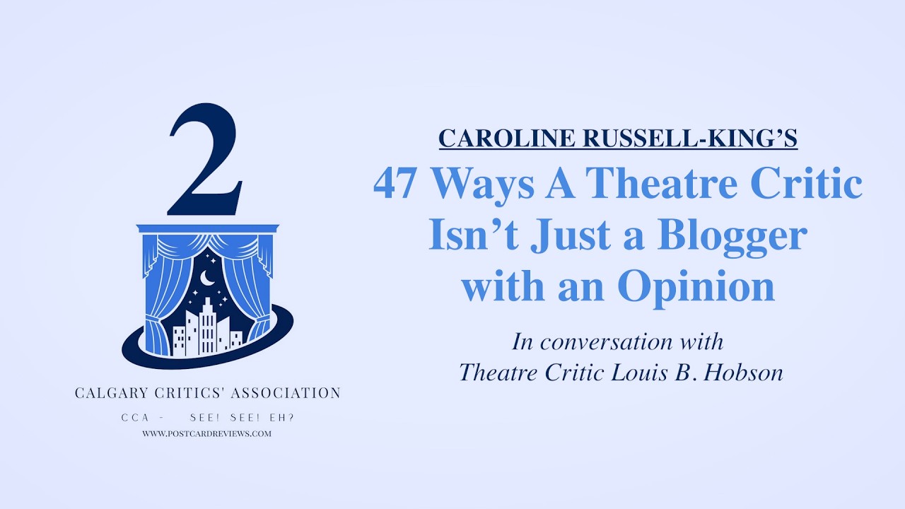 #2 A Theatre Review isn't a Prescription