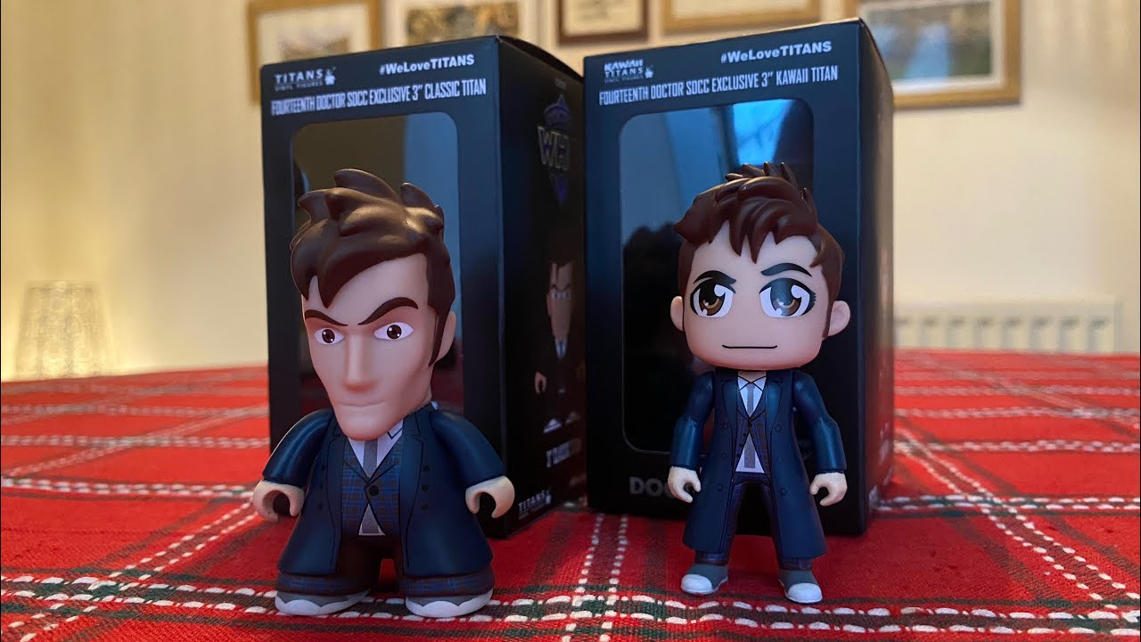 Doctor Who Titan Vinyl/ Kawaii 14th Doctor Figure Unboxing