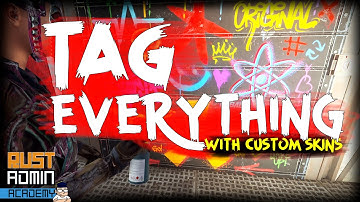 Spray on New Skins All Over The Place | Rust Admin Academy Tutorial 2022 | SkinSpray by Razor