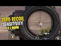 BGMI 2.1 ZERO RECOIL SENSITIVITY | BEST SENSITIVITY FOR BGMI