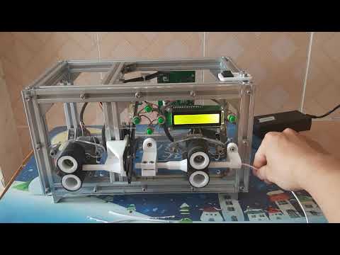 Video Đồ án máy cắt dây , tuốt dây tự động - ver 2 - youtube