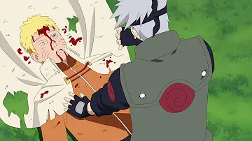 Qual o EP que o Naruto morre?