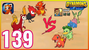 FLARION KRIMSON & FALCANO Vs. CHUK | Dynamons World - Gameplay Walkthrough – Part 139 (iOS, Android)