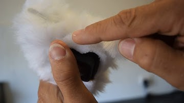 how to make a GoPro microphone windscreen for $10, (Dead Cat)