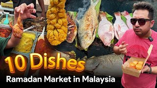 We Tried 10 Dishes in Ramadan Bazaar in Malaysia