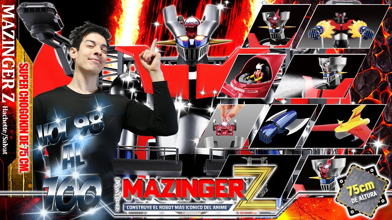 Costruisci Il Tuo Robot MAZINGER Z Alto 75 Cm Con Base! Collezione HACHETTE Fascicoli 91-95