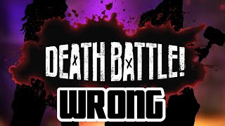 DEATH BATTLE! Episodes that are wrong (by their own logic)