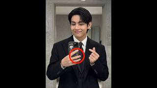 BTS Taehyung's $1,199 Phone &amp; Case 😱 BTS V Tech Breakdown (Model + Price) #bts #btsv #shorts