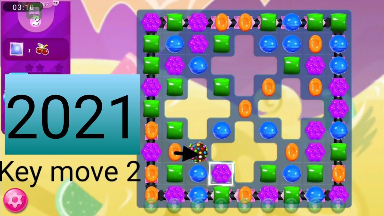 Candy crush saga help 1987 । hard level । No boosters । Candy crush