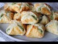 Heavenly Spinach, Parsley And Feta Cheese Puff Pastry Pockets - By One Kitchen