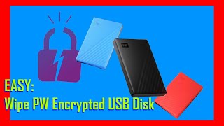 EASY: How To Wipe a Password Encyrpted WD My Passport USB Drive screenshot 3
