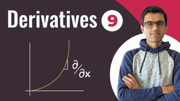 Derivatives | Deep Learning Tutorial 9 (Tensorflow Tutorial, Keras & Python)
