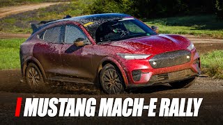 Ford Built A Rally Course To THRASH Its $60k Mach-E Rally