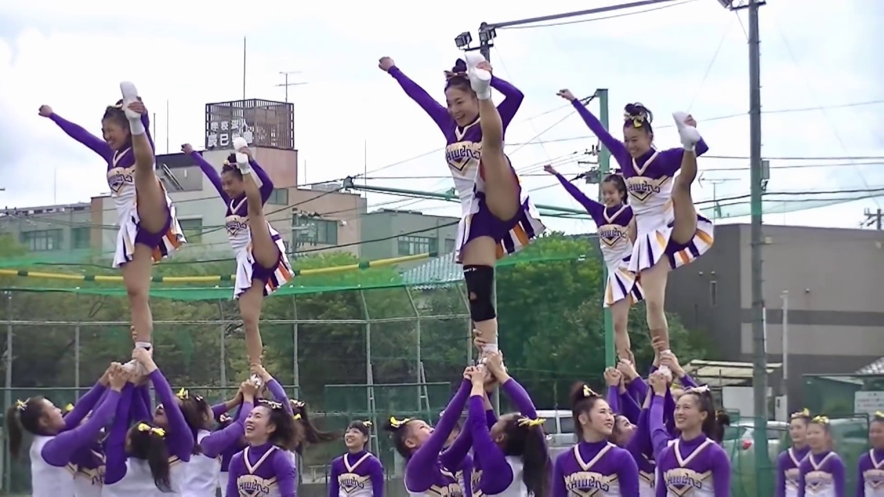 16菫咲祭 梅花女子大学チアリーディング部演技 Youtube