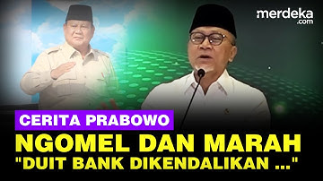 Zulhas Bongkar Momen Prabowo Ngomel & Marah, Singgung Menkeu: Duit Bank Dikendalikan ...