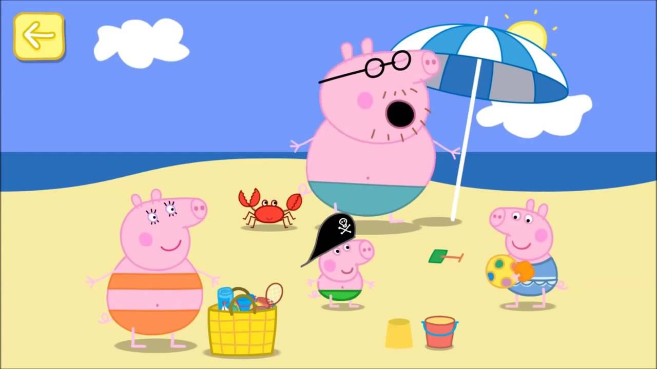 La casa de vacaciones / En la playa Peppa Pig en Español ...