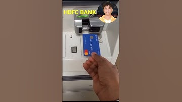 HDFC Bank के ATM से पैसे कैसे निकालें live | How to Withdraw Money from HDFC Bank