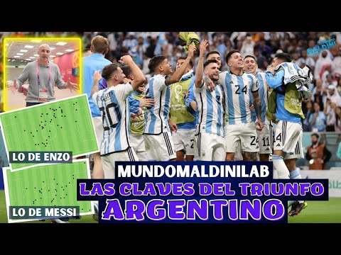 LAS CLAVES DEL GRAN TRIUNFO DE ARGENTINA. LO DE MESSI, ENZO O JULIÁN MÁS PAREDES. LABORATORIO