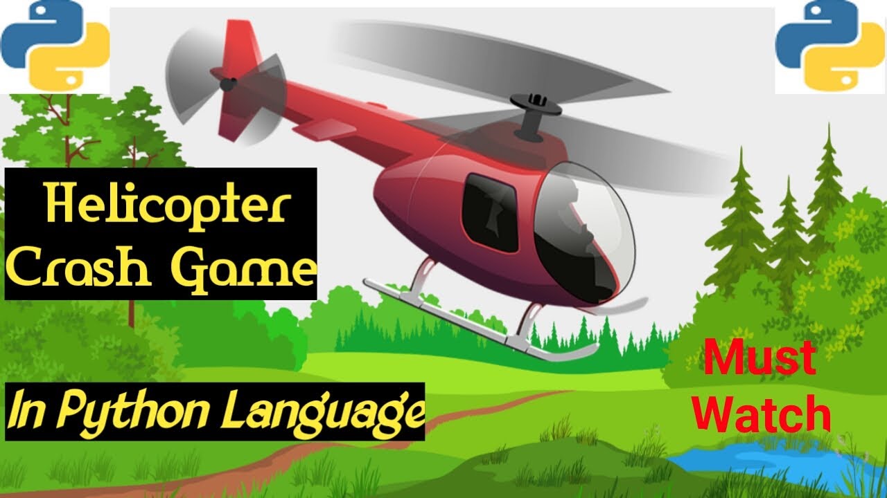 Final Year Project In Python II Helicopter Crash Game in Python. - YouTube