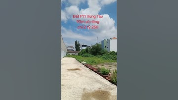 Bán đất hẻm 850 Phường 11 TP vũng Tàu