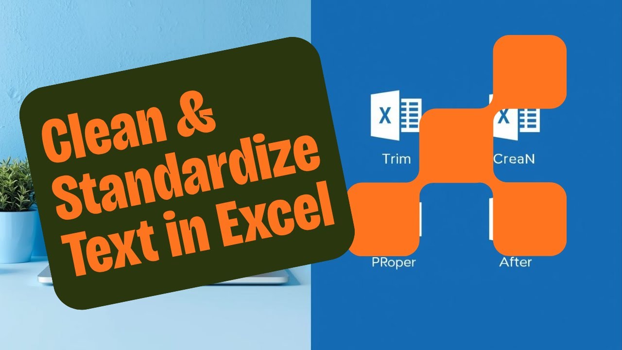 Clean & Standardize Text in Excel | TRIM, CLEAN, PROPER for HR, Data ...