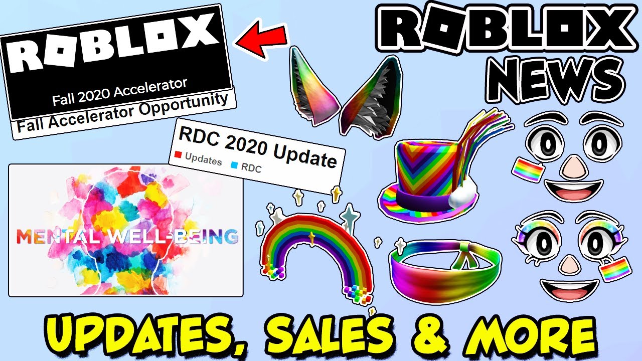 Roblox News Sales Pride Month Rdc Update Accelerator Program Blm Mental Health Youtube - rdc logo roblox