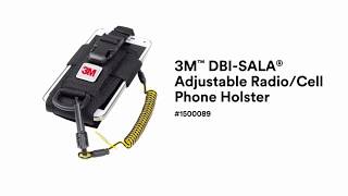 3M DBI SALA Adjustable Radio & Cell Phone Holster