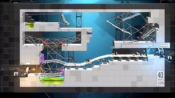 Bridge Constructor Portal Convoy Level 40