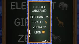 Find the mistake English Grammar Quiz Puzzle #english #quiz #puzzle #shortvideo #shorts #viral