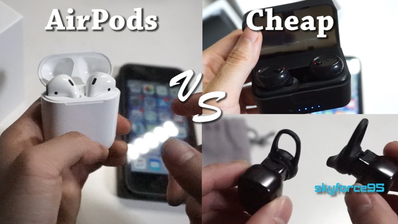 Apple AirPods vs. Cheap Truly Wireless Earphones YouTube