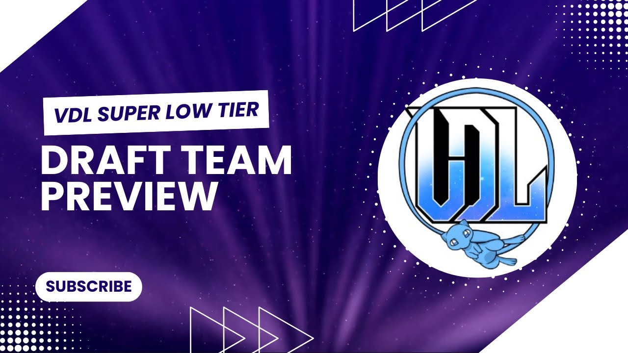 Pokémon Draft League | Vortex Draft League (VDL) Victini Division | Draft Preview 